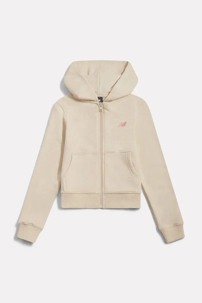 Çocuklar için pamuklu kapüşonlu New Balance sweatshirt