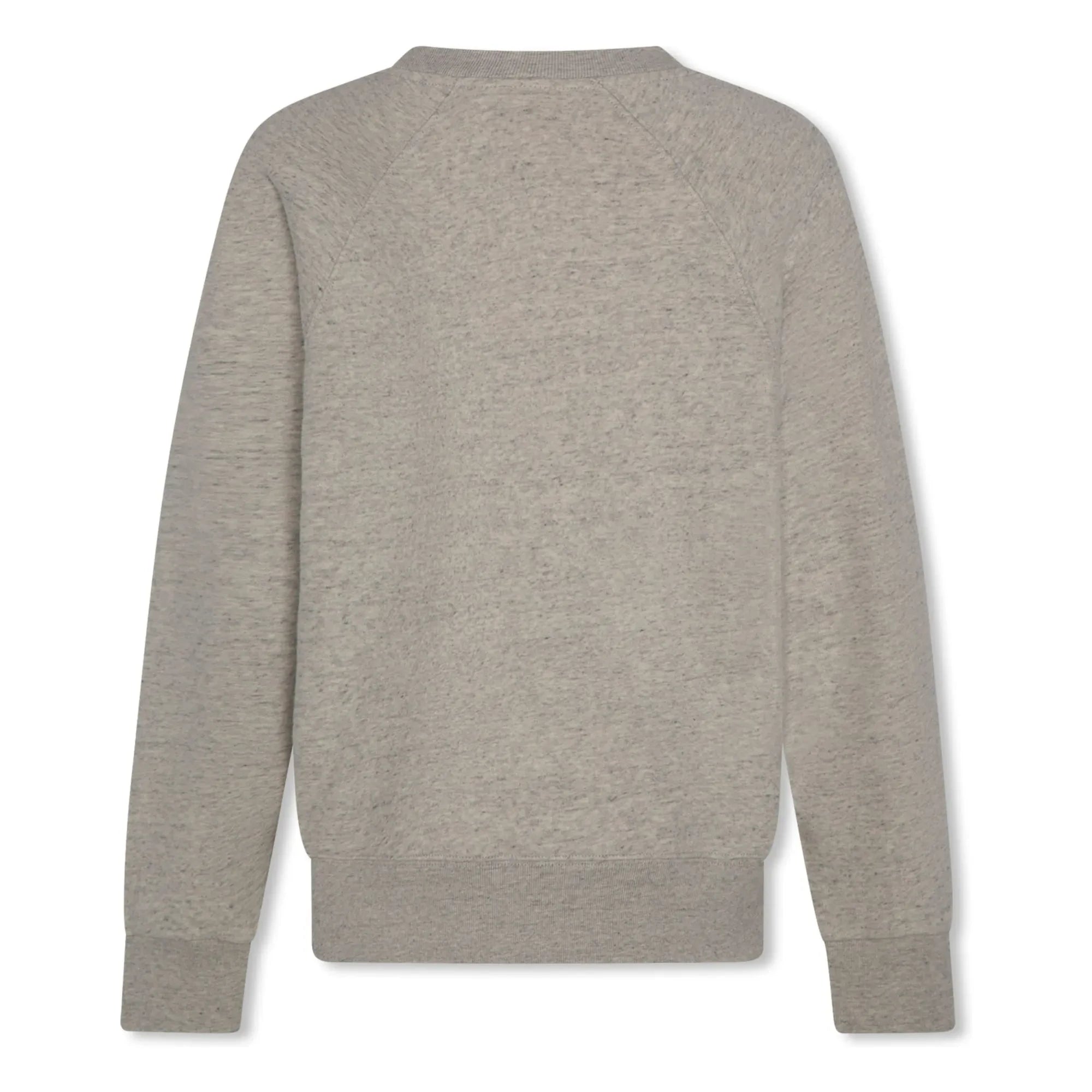 AO76 - Moon Actionwear recycelter Baumwoll-Sweatshirt | Hellgrau meliert