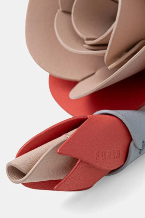 Furla kadın deri anahtarlık Allegra Rose Charm
