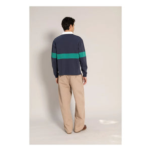 Smallable Man - Fausto Organik Pamuk Polo Tişört | Mavi siyah