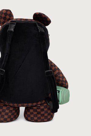 Sprayground - Braune Rucksack mit Haien in Paris 910B9308NSZ