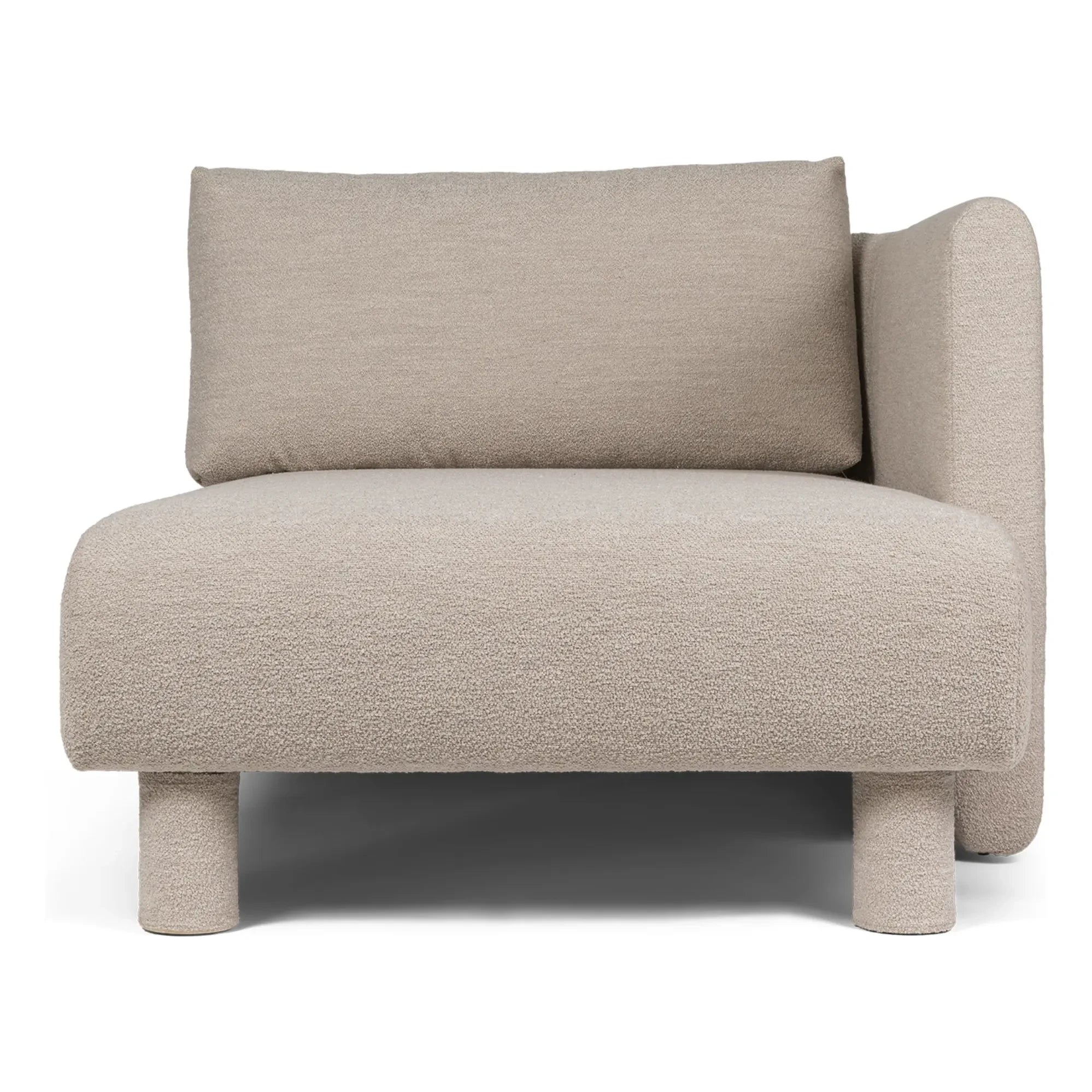 Ferm Living - Sofa Dase Bouclé Chaiselongue rechts | Beige