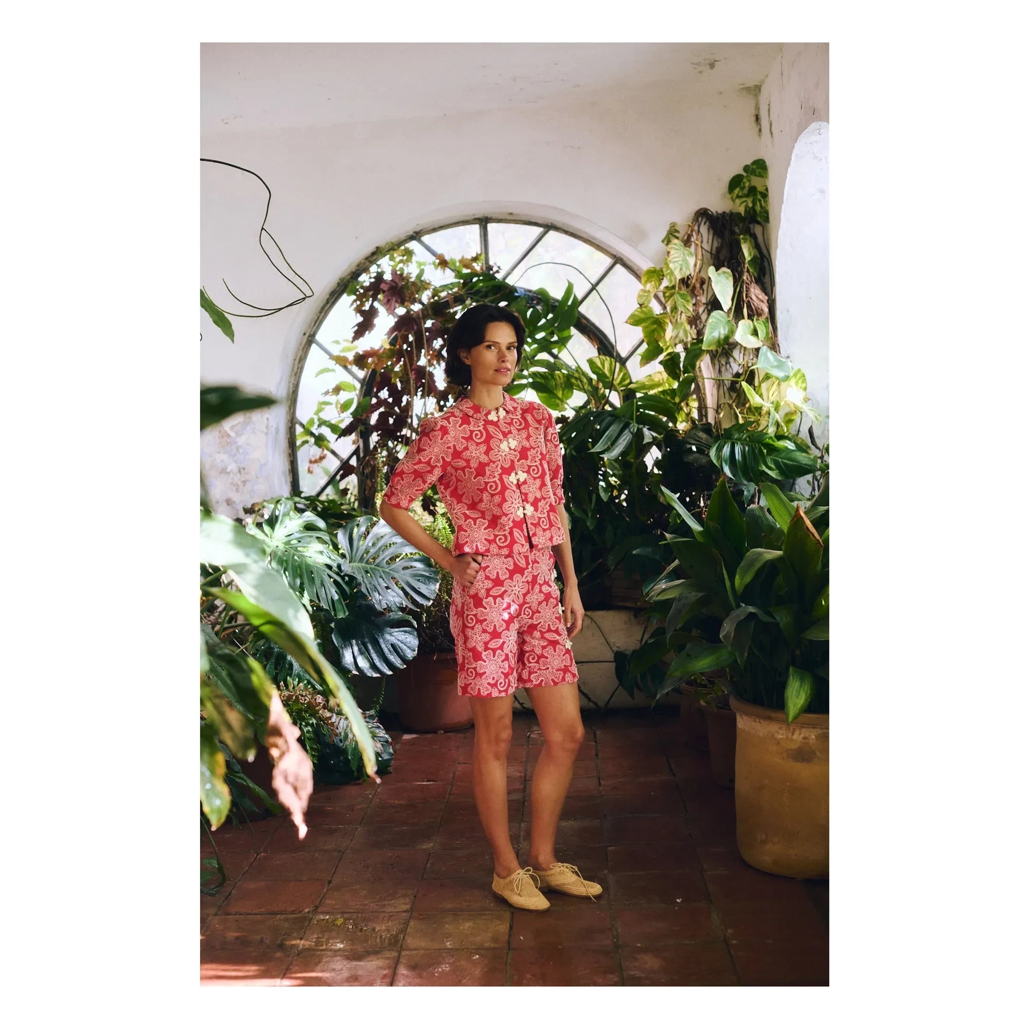 Maria de la Orden - Rotes Bibi-Top