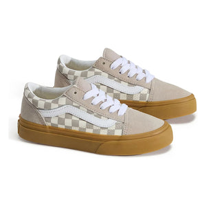 Vans - Turnschuh-Schnürsenkel Old Skool Gum Check | Oatmeal