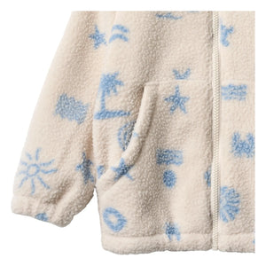 Wheat - Helge Beach Recyceltes Faser Sherpa Jacke | Ecru