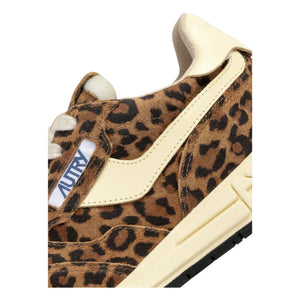 Autry - Reelwind Leopard Wildleder Sneakers | Braun