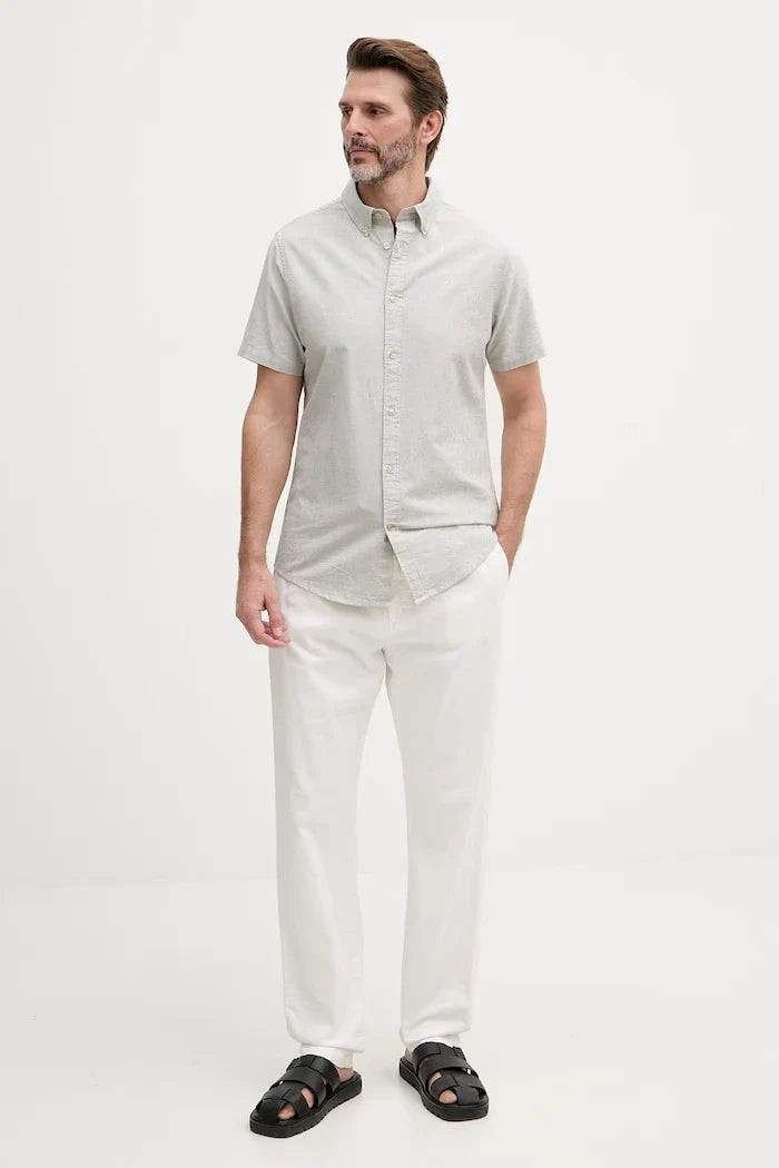 Barbour Erkek Pamuk Oxford Gömlek Oxtown S/S Tailored Shirt