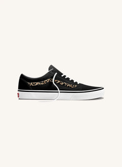 Vans - Old Skool Leoparden-Schnür-Sneaker | Schwarz