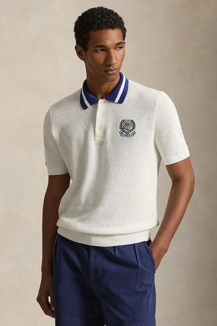 Polo Ralph Lauren kısa kollu erkek pamuklu pulover Wimbledon