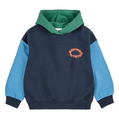 Bobo Choses - Hoodie aus Bio-Baumwolle mit Farbblock-Design | Blau