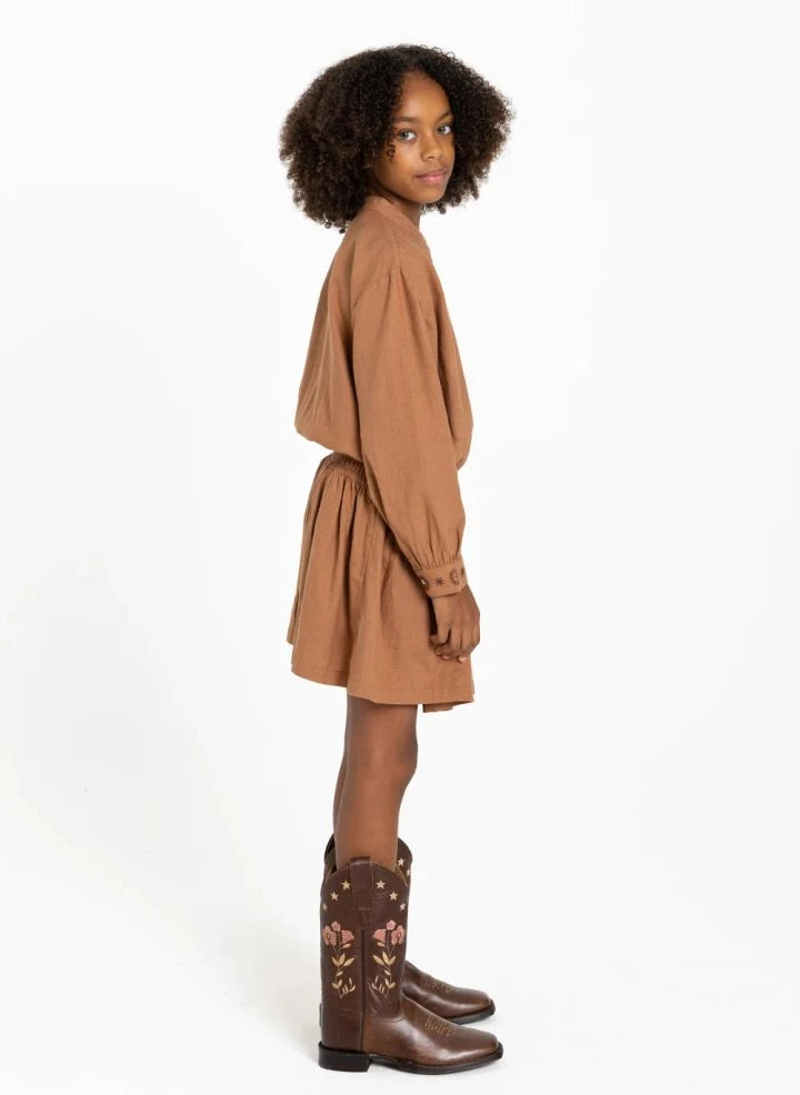 Hundred Pieces - Enoha Stern Kleid | Braun