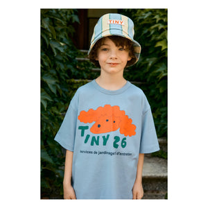 Tinycottons - Tiny 26 T-Shirt aus Bio-Baumwolle | Grau-Blau