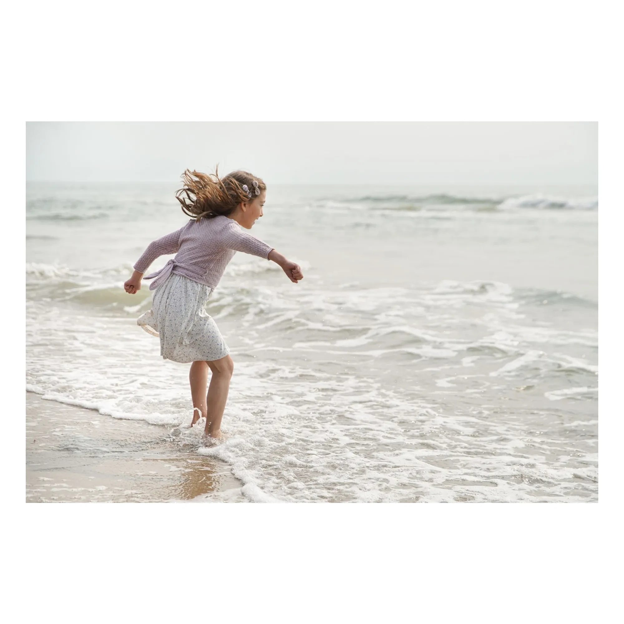 Soor Ploom - Ina Wickelcardigan aus Bio-Baumwolle | Flieder