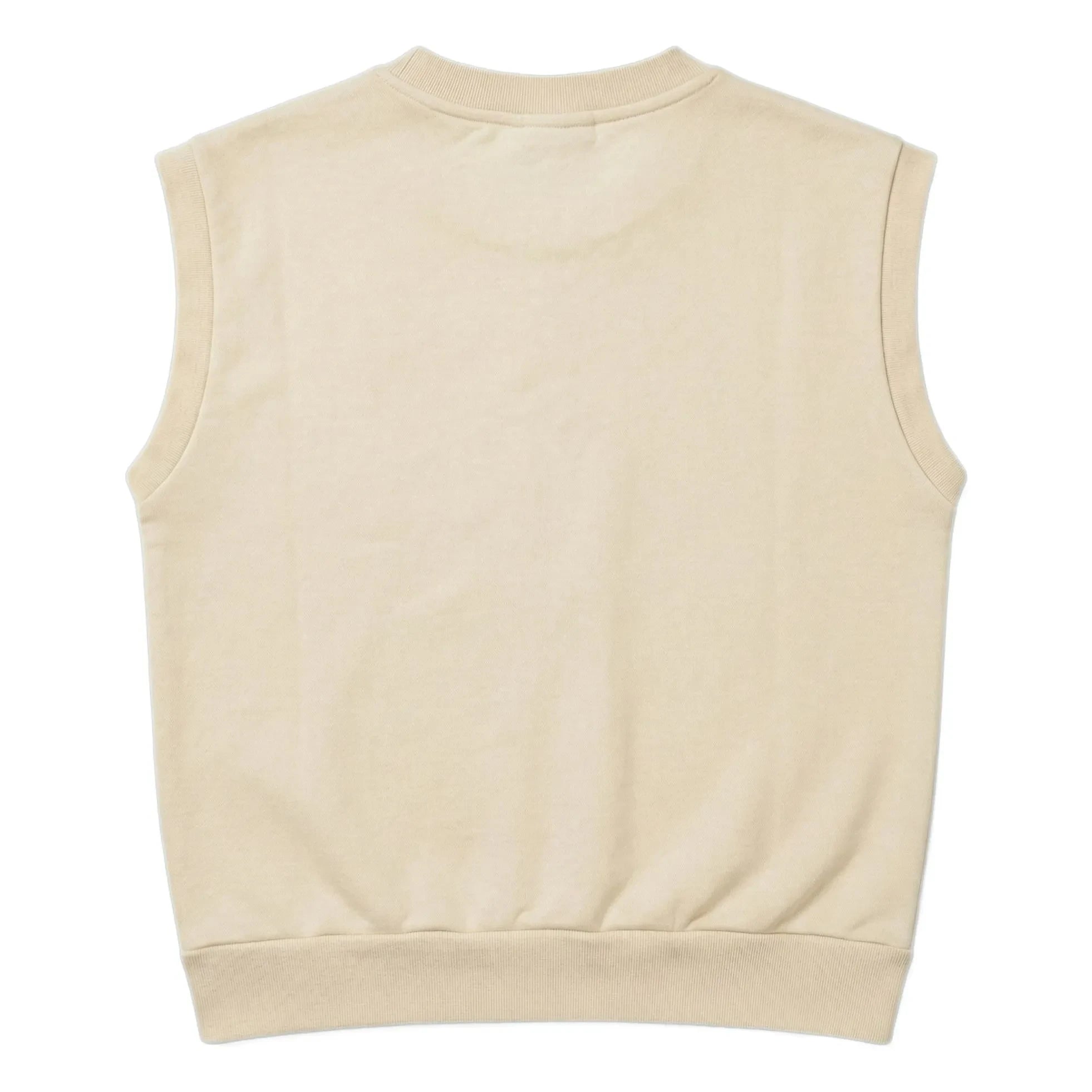 Hundred Pieces - Inaya Horse Bio-Baumwoll Sweatshirt ohne Ärmel | Creme