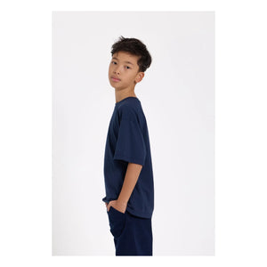 Smallable Kid - Nils Bio-Baumwoll T-Shirt | Waschblau