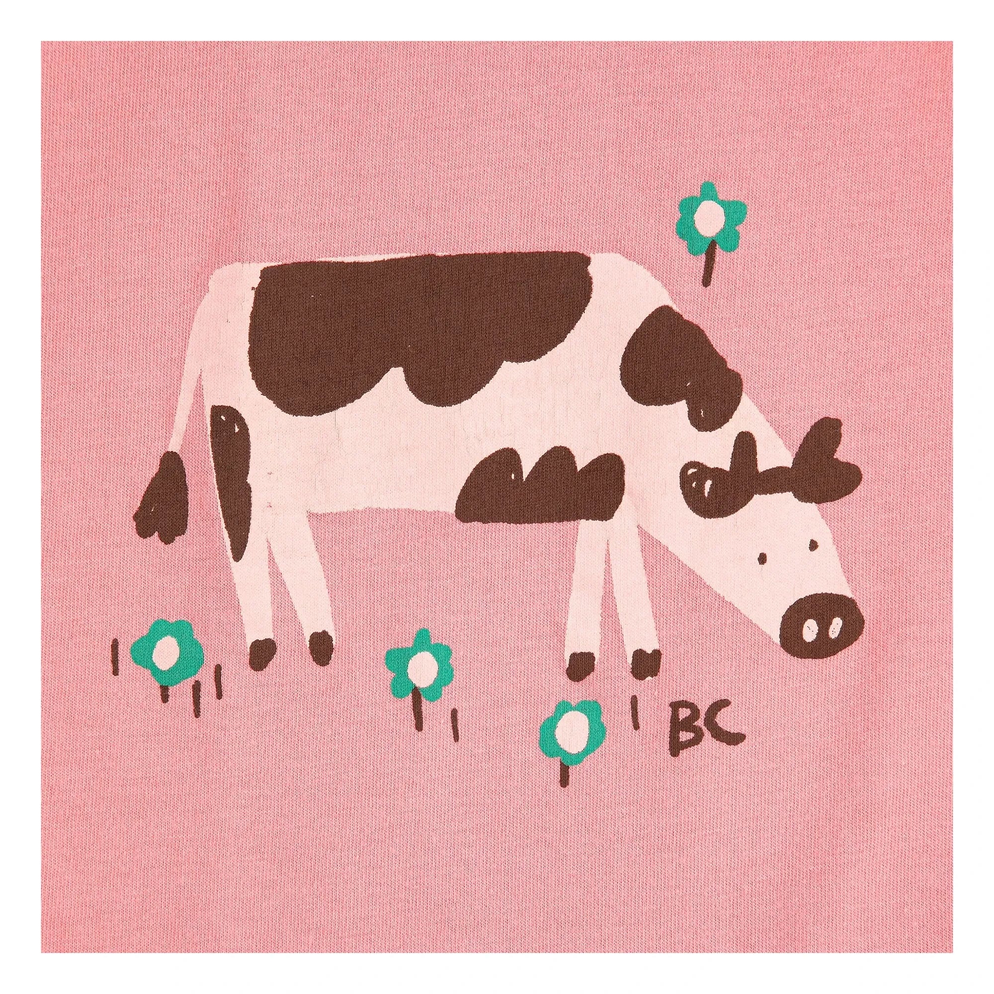 Bobo Choses - Farm T-shirt Organik pamuk | Pembe