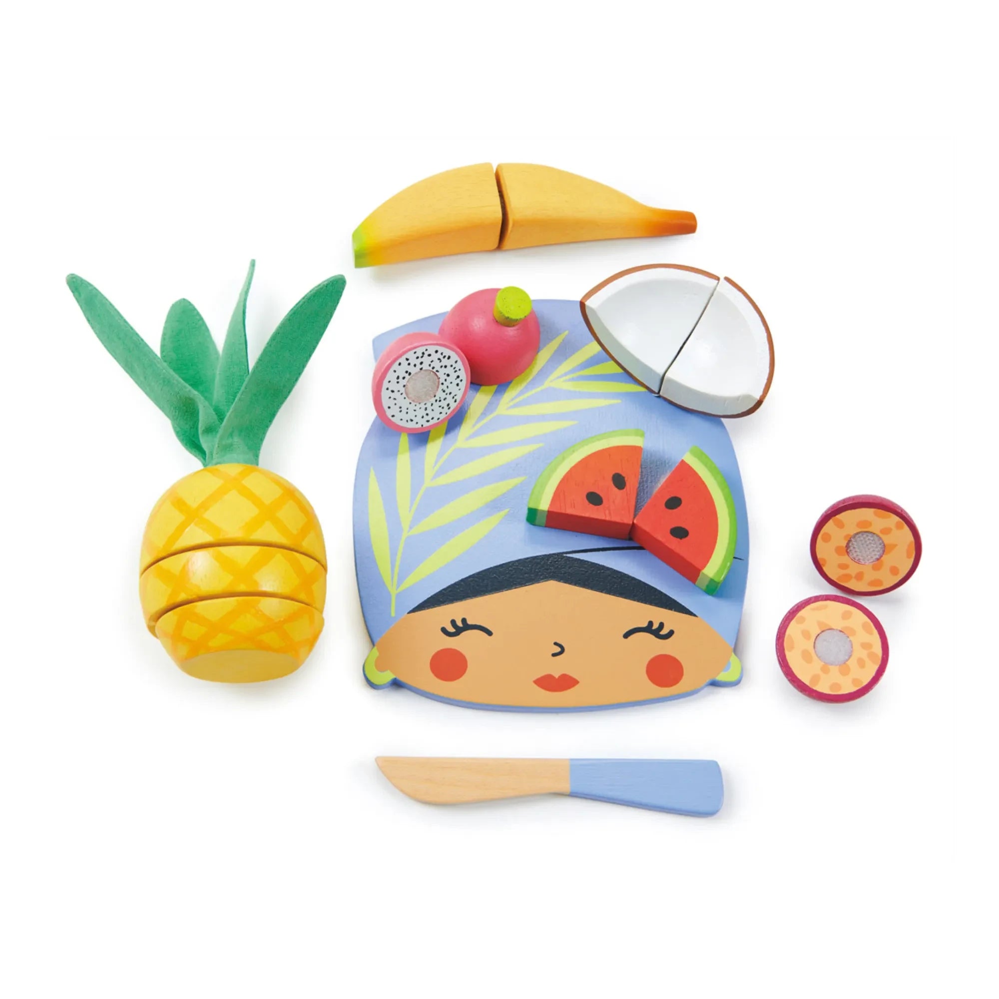 Tender Leaf Toys - Tropisches Obst-Schneidebrett