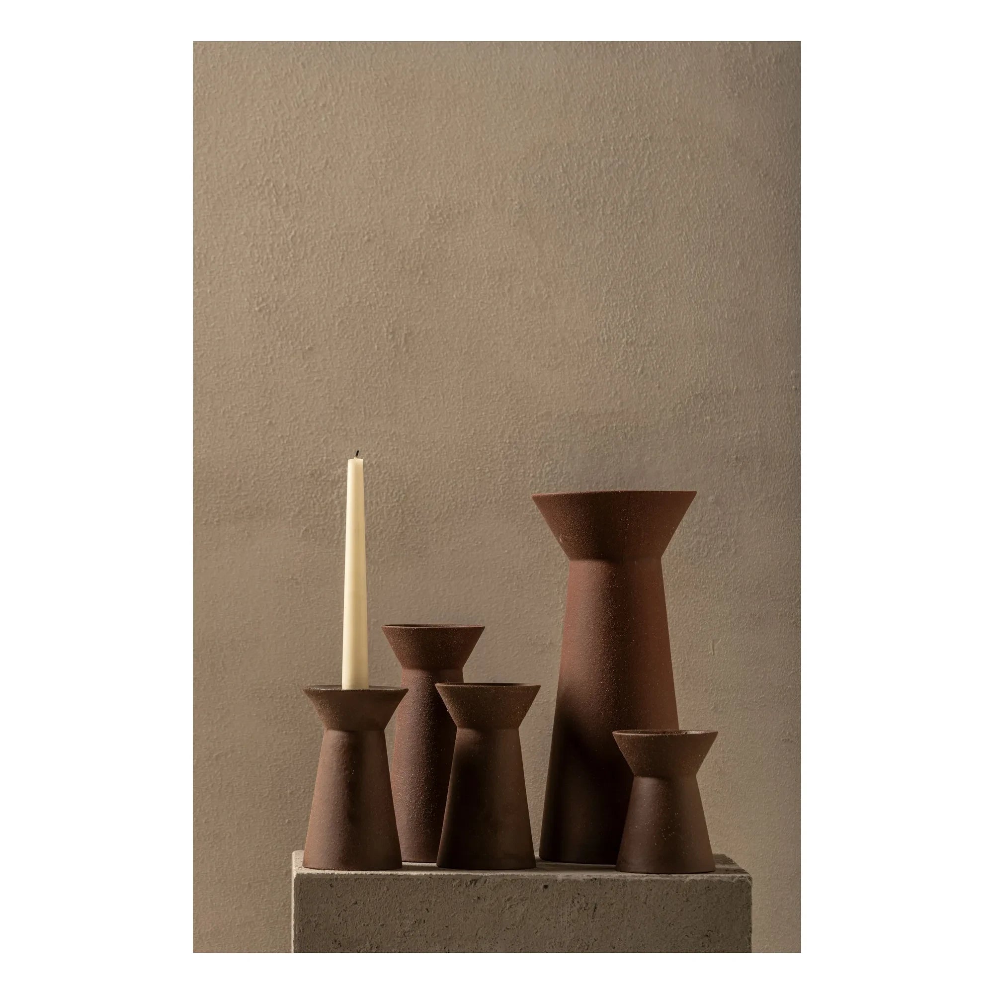 Serax - Stoneware Vase Marie-Ann 02, Marie Michielssen | Ziegelrot