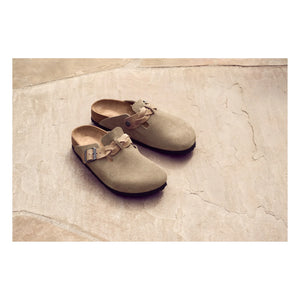 BIRKENSTOCK - Boston Geflochtene Clogs Schmale Passform | Staubbraun
