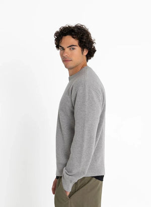 Smallable Man - Mozart Merino Wolle Pullover | Meliert Grau