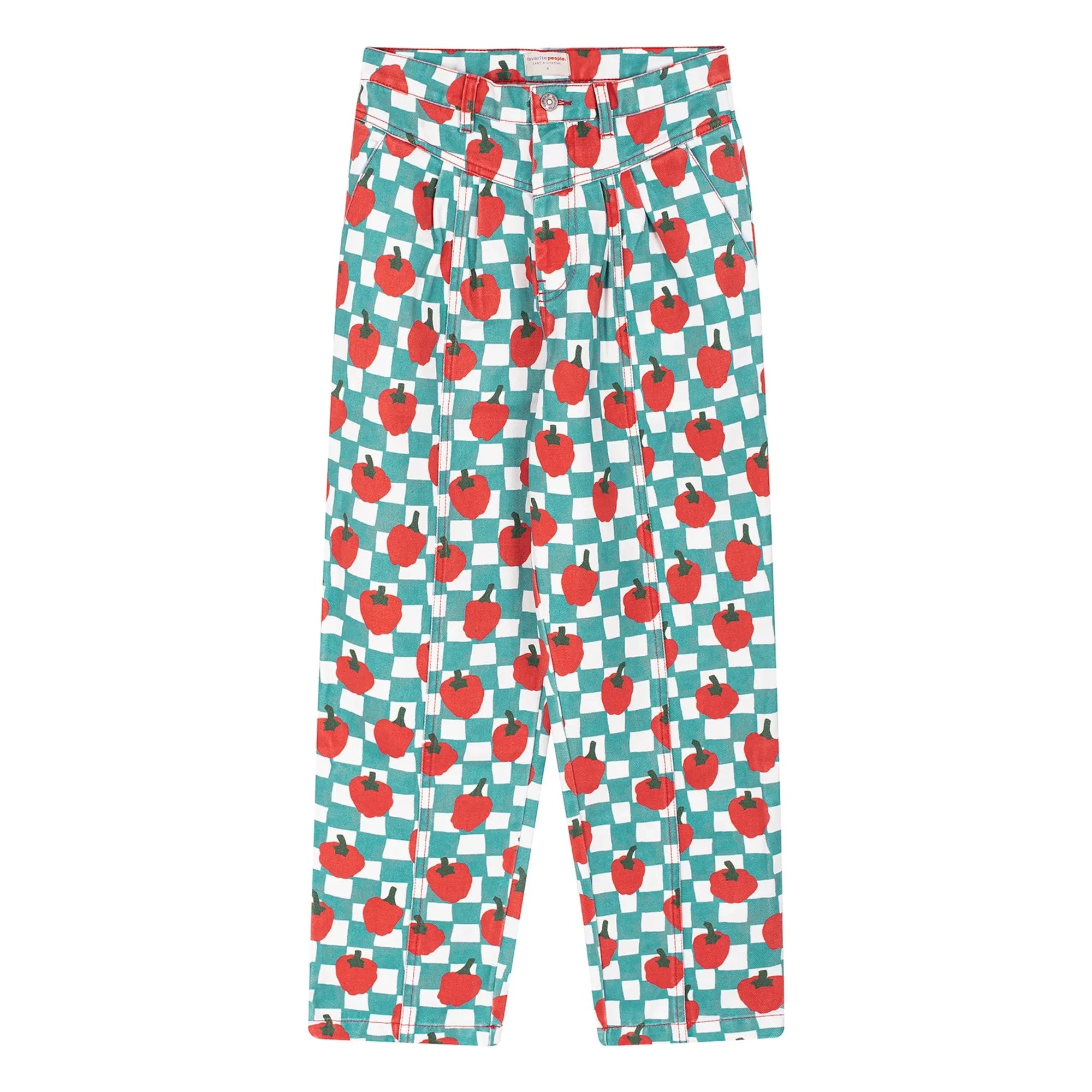 Favorite People - La Cantina Tomato Hose - Damenkollektion | Türkis