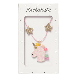 Rockahula Kids - Einhorn-Halskette | Hellrosa