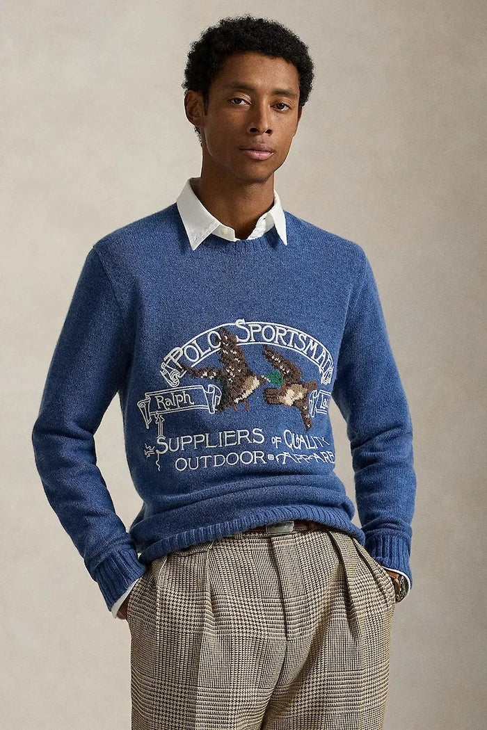 Yünlü Kazak Polo Ralph Lauren