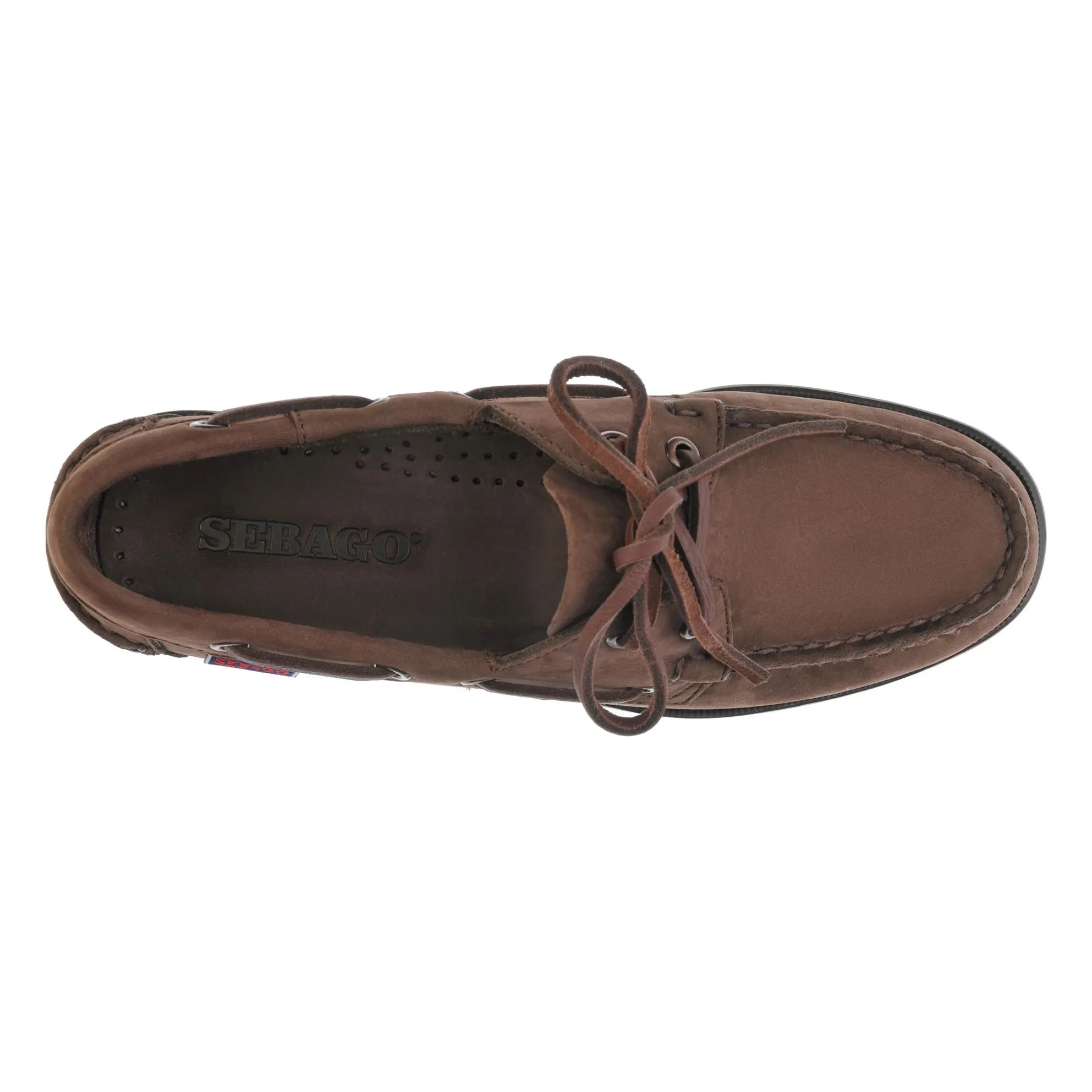 Sebago - Docksides Portland Nubuk Loafer | Braun