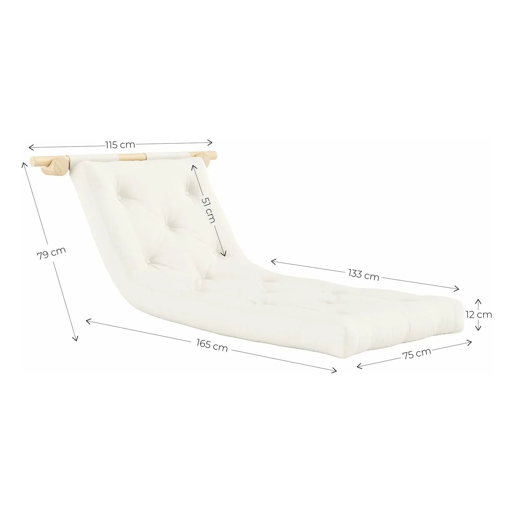 Karup Design - Haken Zwischenbett 75x200 cm | Creme