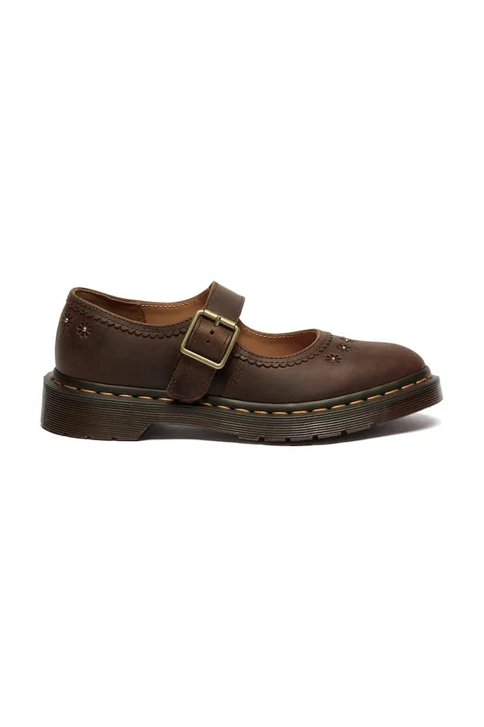 Dr. Martens Deri Mary Jane Çiçekli Babet