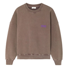 American Vintage - Plizzy Baumwoll-Sweatshirt | Braun
