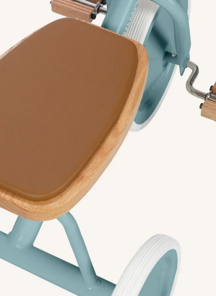 Banwood - Metall und Holz Dreirad | Teal Blau