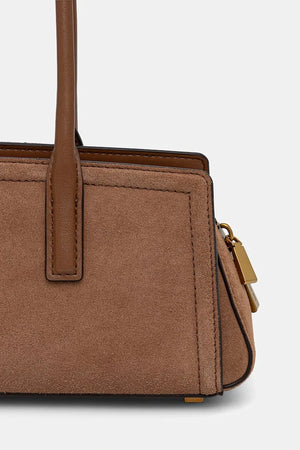 MICHAEL Michael Kors LAILA süet kadın baget çanta