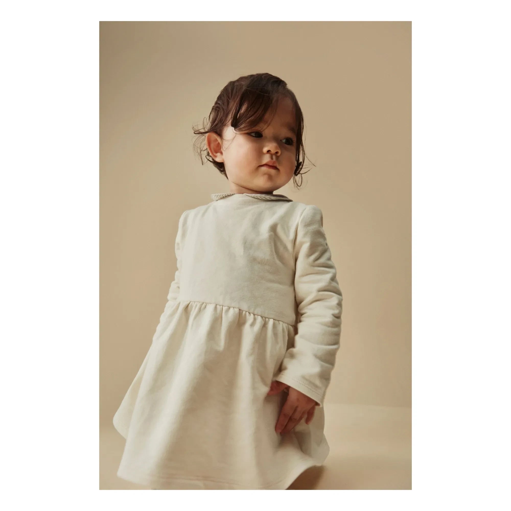 Gray Label – Bio-Baumwolle Minikleid | Creme