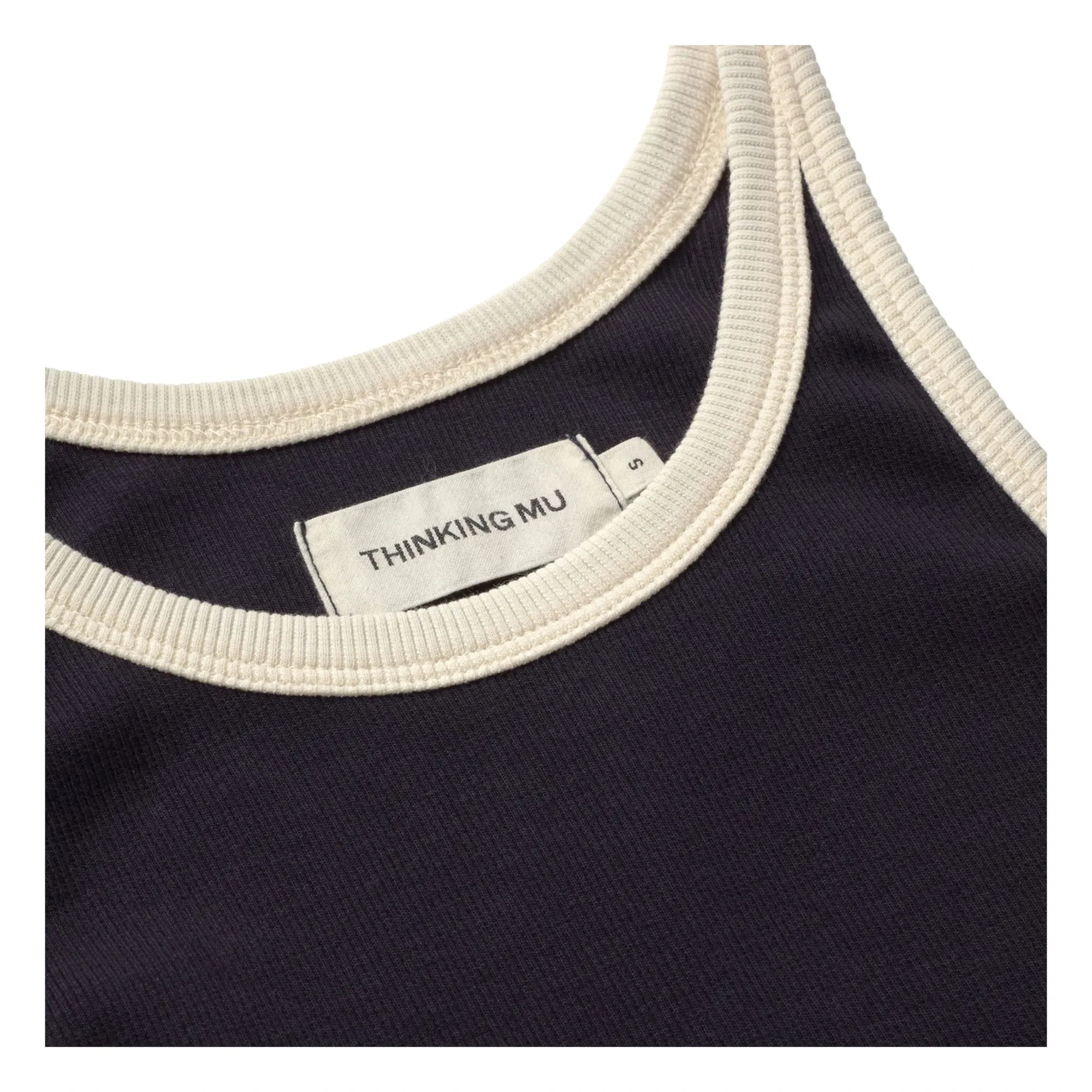 Thinking Mu - Harriet Top aus Bio-Baumwolle | Marineblau