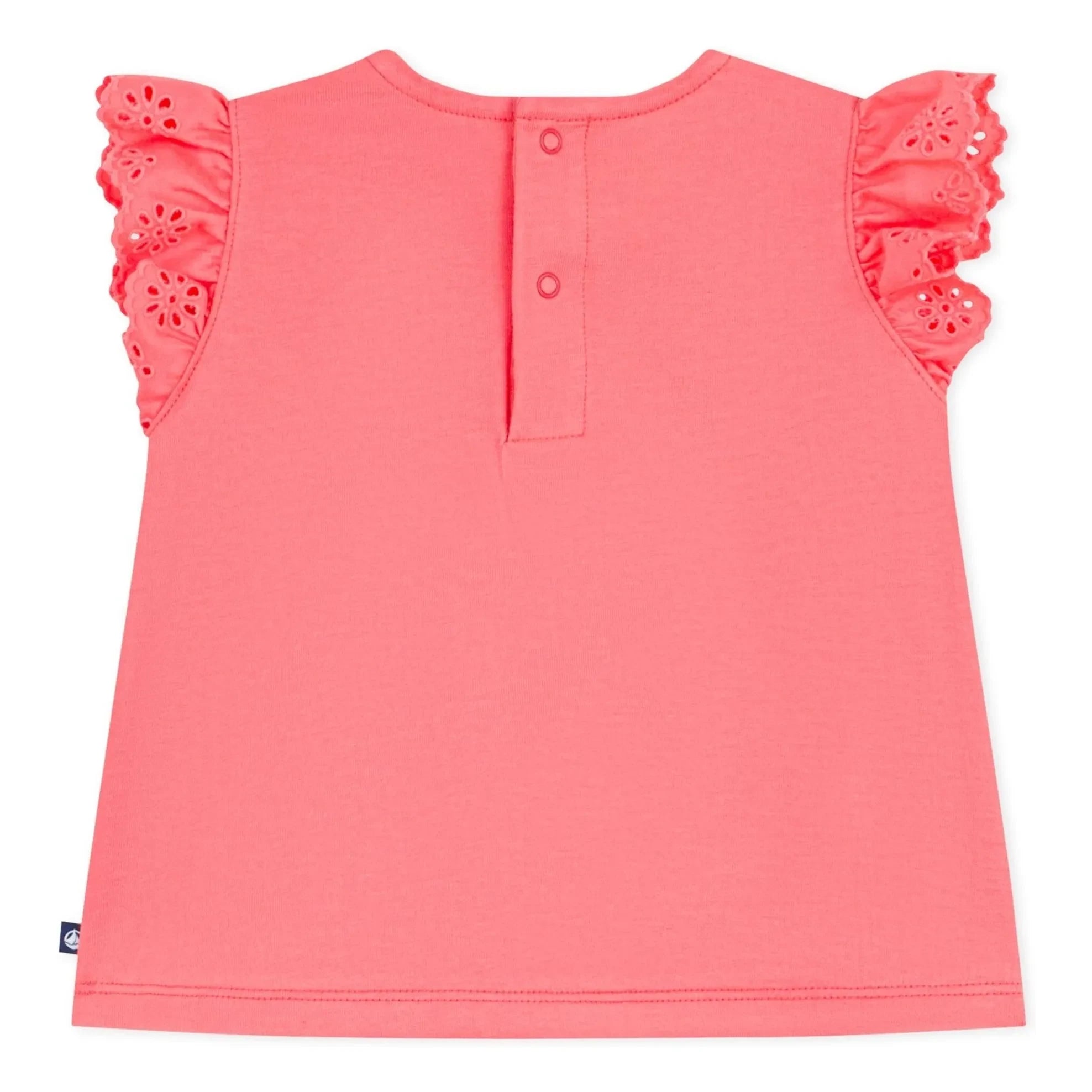 Petit Bateau - Broderie Anglaise T-Shirt | Koralle