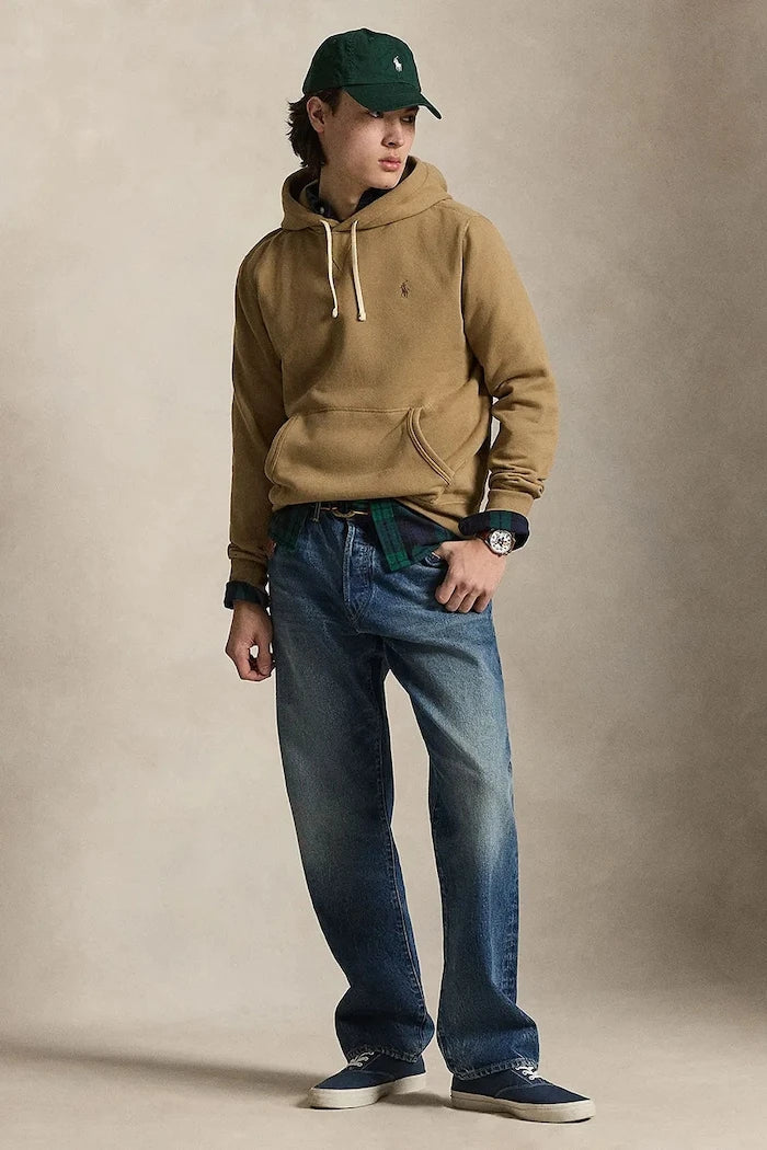 Polo Ralph Lauren erkek pamuklu kapüşonlu sweatshirt