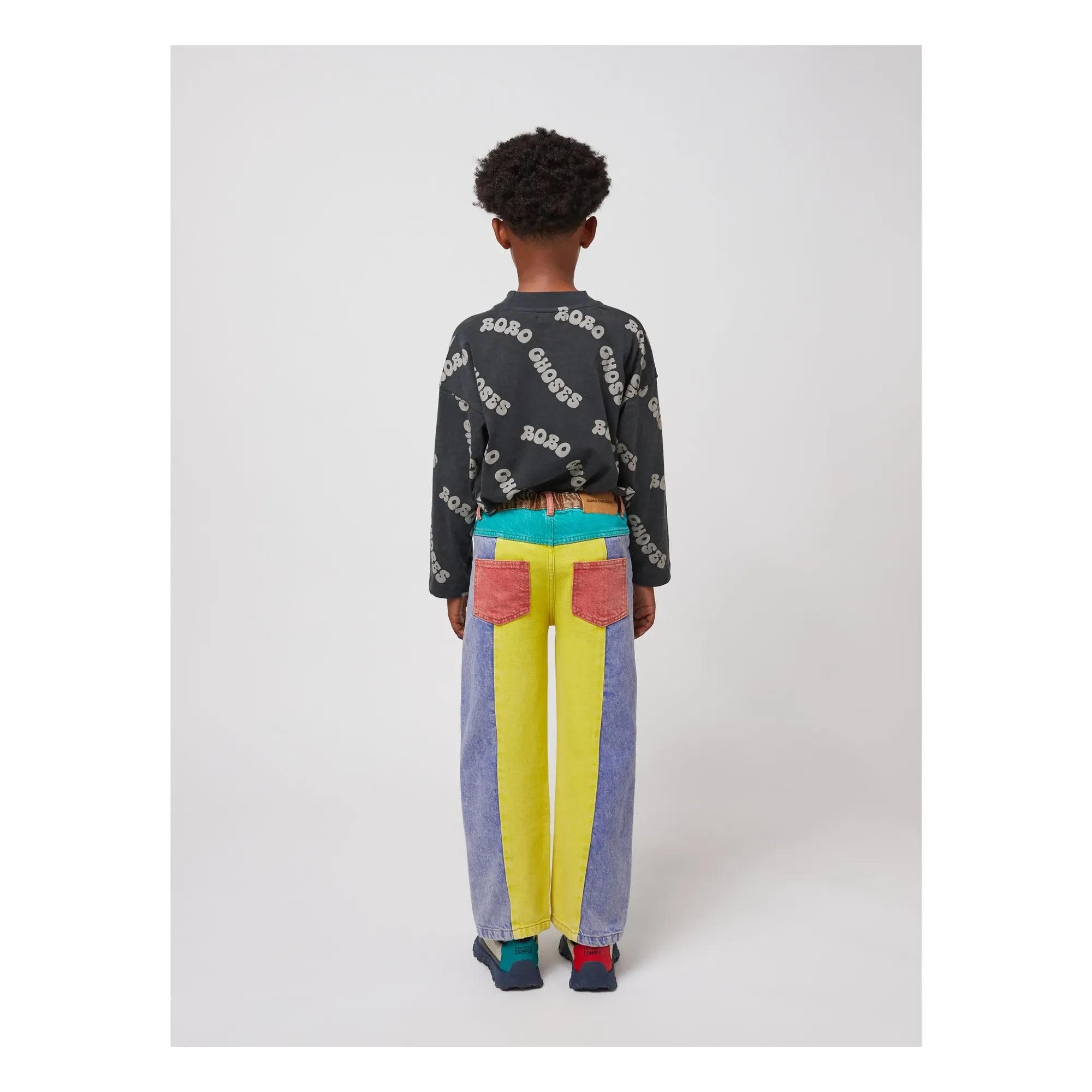 Bobo Choses - Organic Cotton Jeans mit Farbblock | Gelb