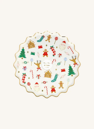 Meri Meri - Joli Noël große Teller - 8er Set