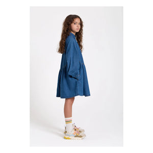 Hundred Pieces - Shirley Jeanskleid mit Stickerei | Jeansblau
