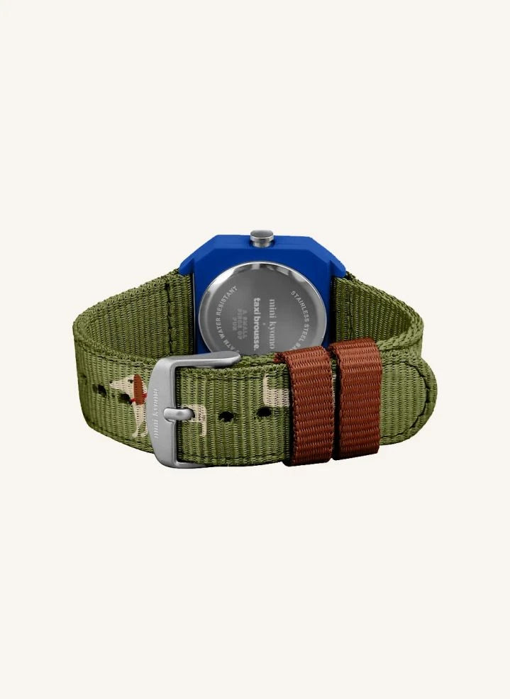 Mini Kyomo - Teckels Uhr - Mini Kyomo x Taxi Brousse | Haki