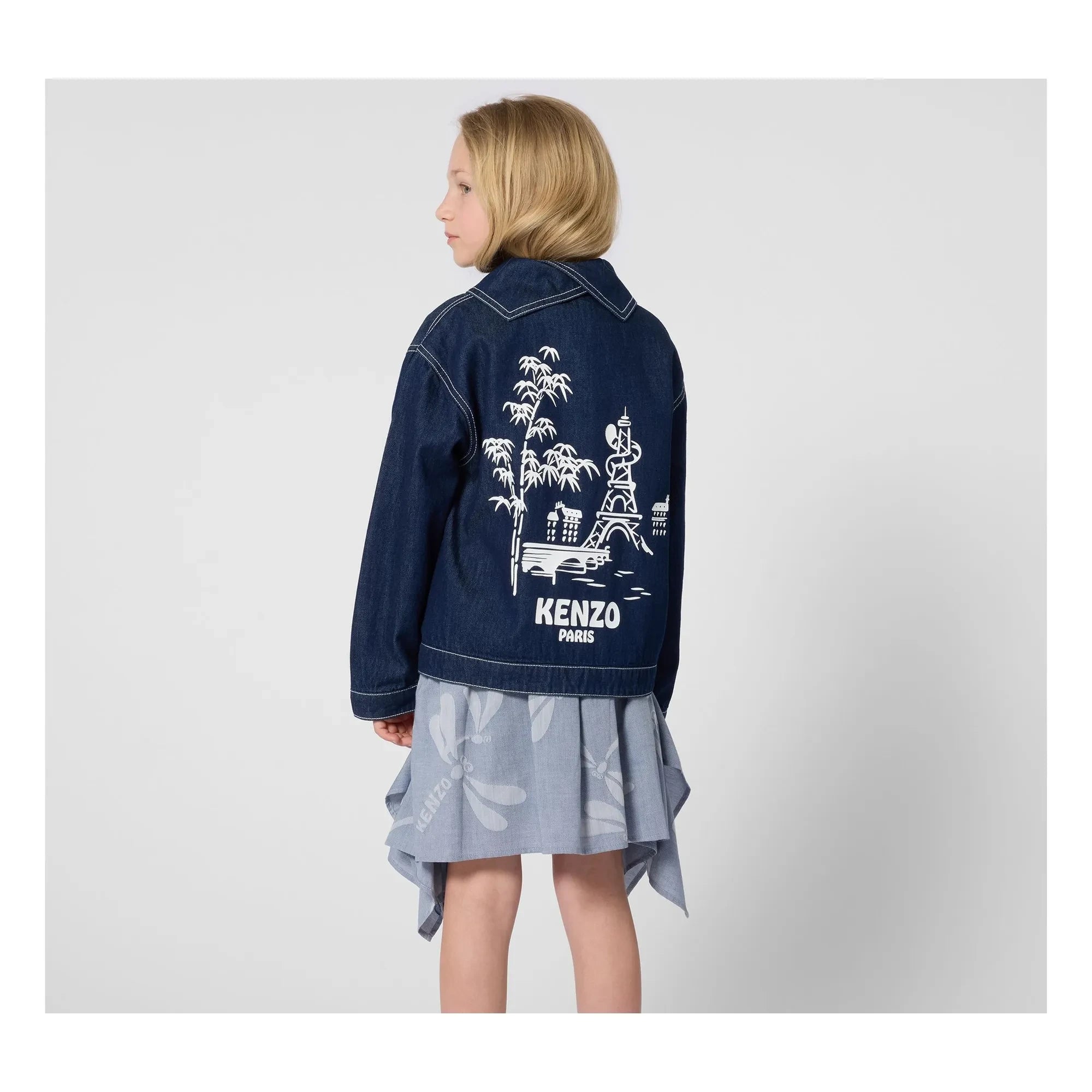 Kenzo - Kenzo Garden Denim Jacke | Dunkelblau