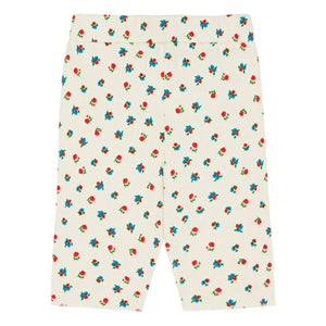 The Campamento - Geblümte Radlerhose | Ecru