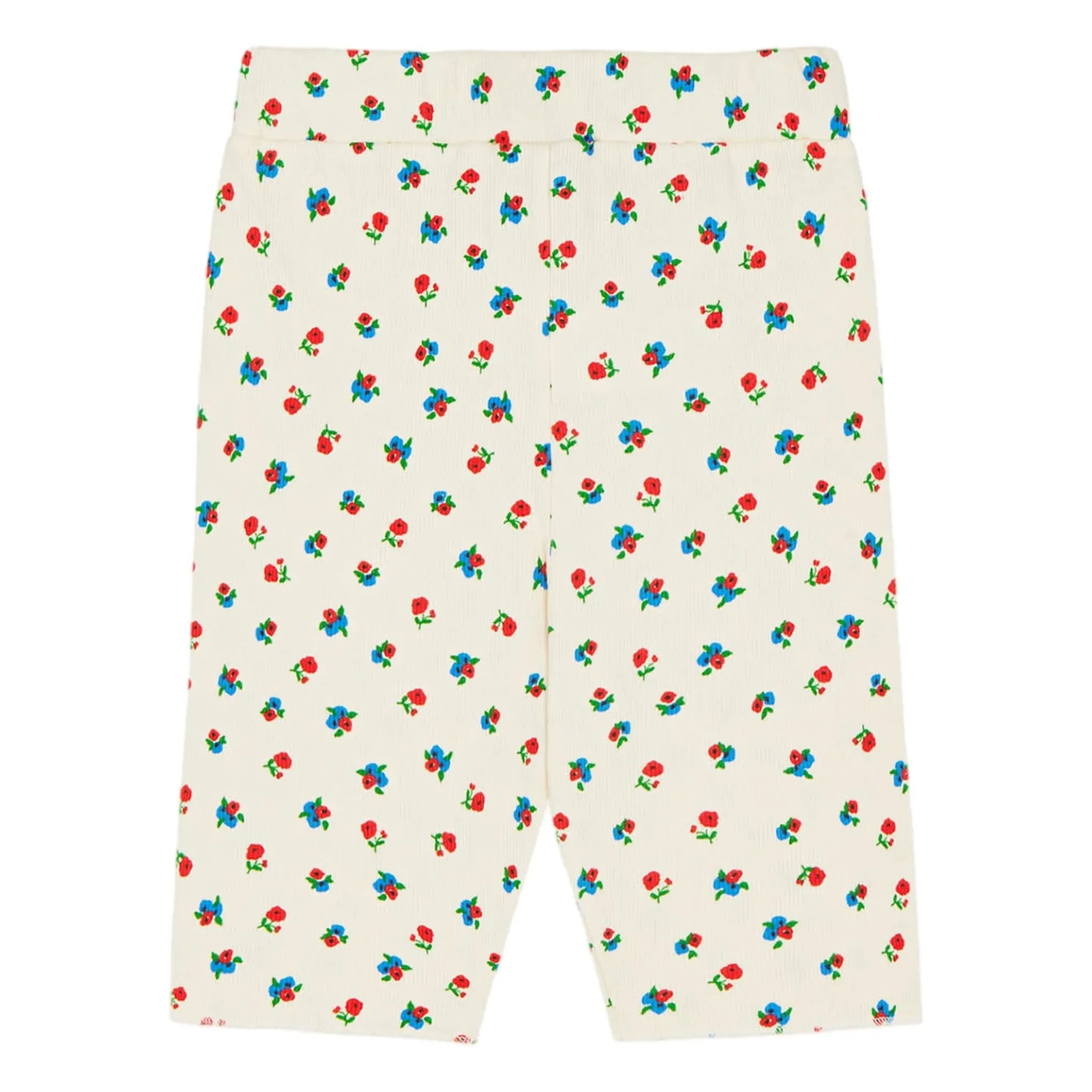 The Campamento - Geblümte Radlerhose | Ecru