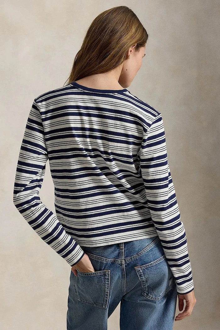 Polo Ralph Lauren kadın pamuk uzun kollu bluz