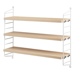 String Furniture - "Pocket" Regal-Modul | Esche