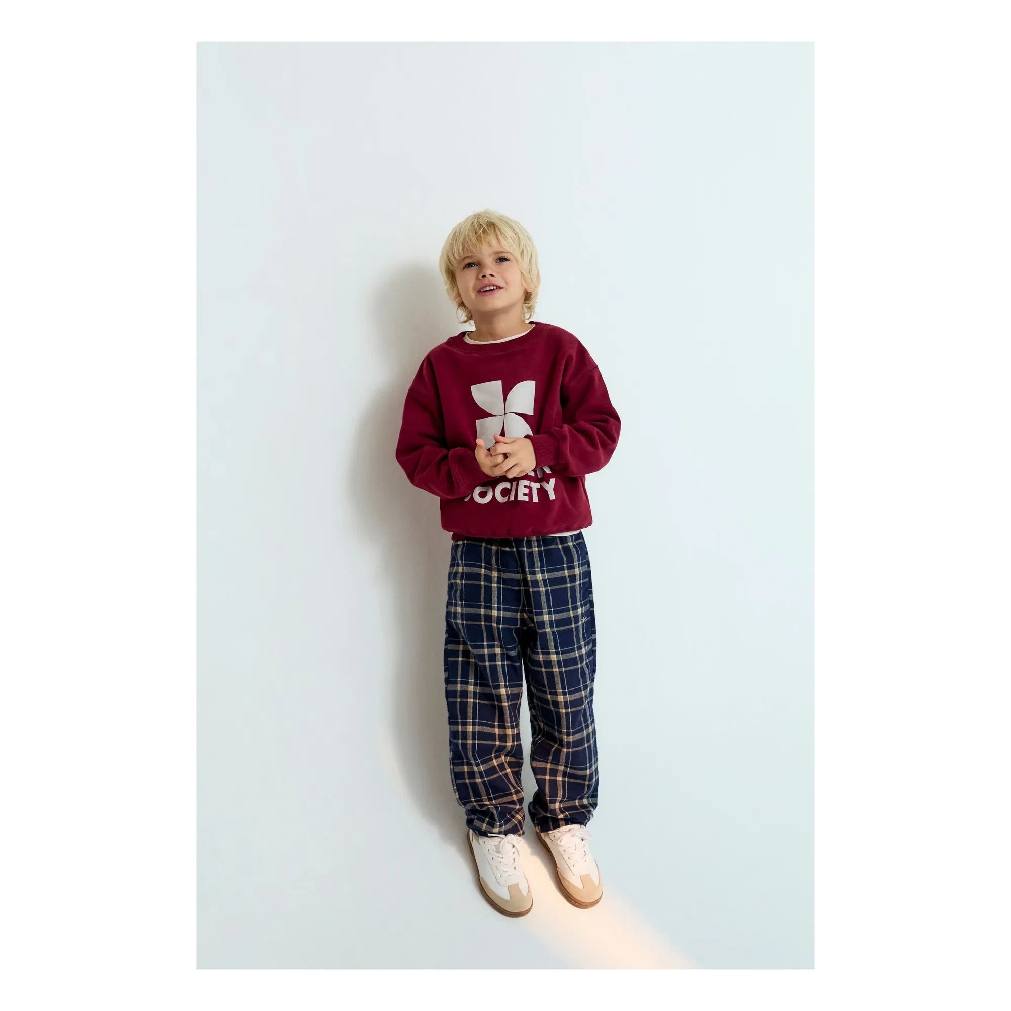 the new society - Sweatshirt Logo | Bordeaux