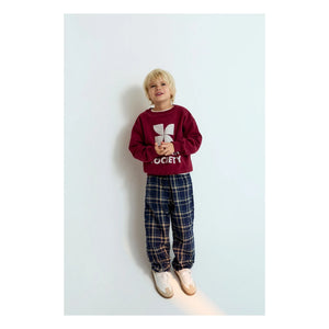 the new society - Sweatshirt Logo | Bordeaux