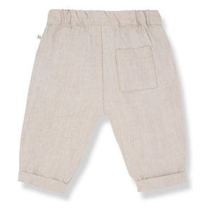 1+ in the family - Castell Leinenhose | Beige