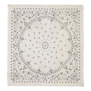 Kujten - Effy Kaschmir-Voile Bandana | Haferflocke